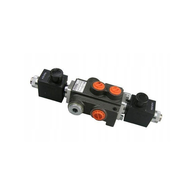 Single-section controlled hydraulic distributor