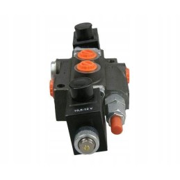 Single-section controlled hydraulic distributor