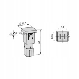 Cobo 1019665 push button switch