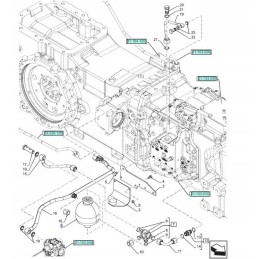 Hydroaccumulator new holland t5 t6 t7 case 5195043