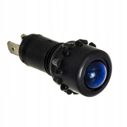 Indicator lamp, round LED indicator, 12v blue