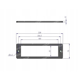 Console panel, storage compartment, radio frame