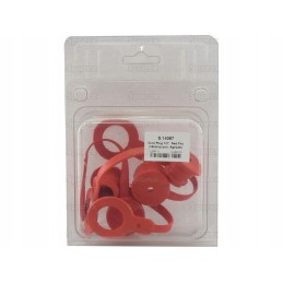Sparex red PVC cap fits 1 2 4 pcs