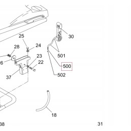 Gas cable bs 5000165628 0165628