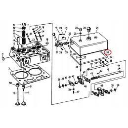 Keyboard head cover gasket c 330 rubber
