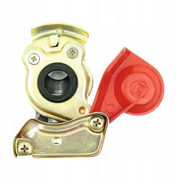 Pneumatic connector m22x1 5 red, hard