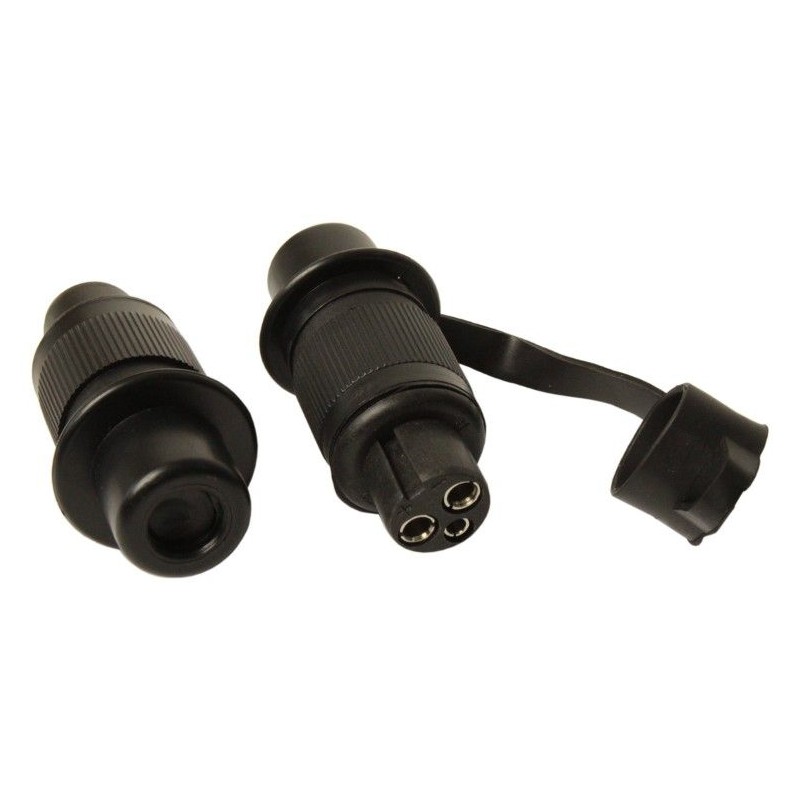 3-pole universal plug 12v 24v new