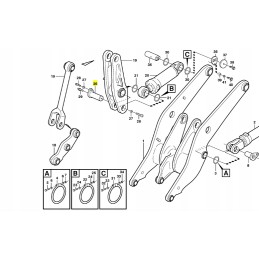 CVA pin of the Volvo loader bucket connector