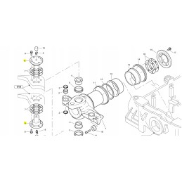 Connection pin for Volvo skid steer loader