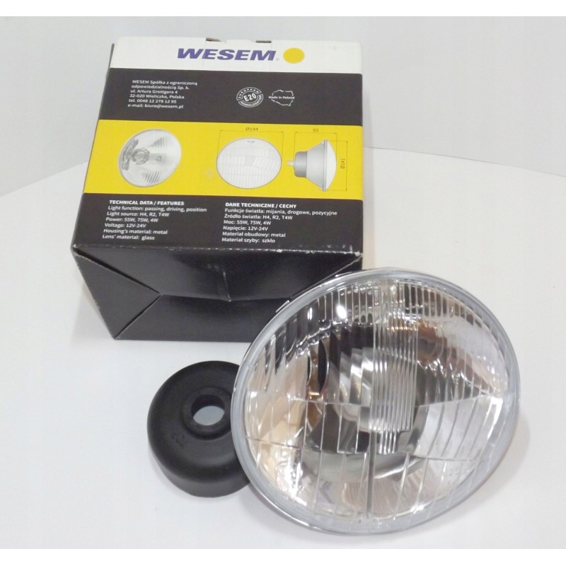 Headlight headlamp zetor low beam 59115718