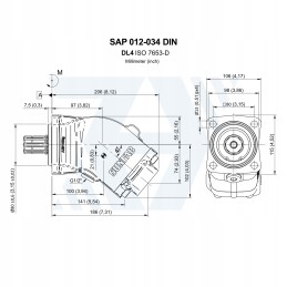 Piston pump 23012 sunfab 12l sap 012l n dl4 l35 s0s 000