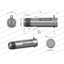 Engine oil pump valve for C 360 Warynski