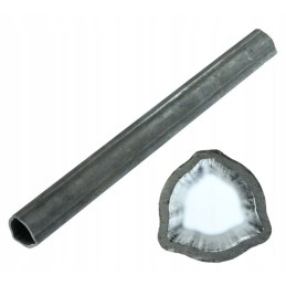 Triangular PTO pipe 36x3 4mm l 38 2cm internal external