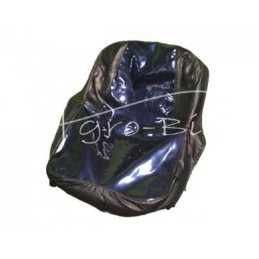 Seat cover tied high