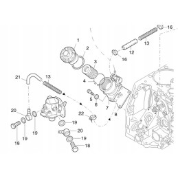 Hatz 1d41 1d50 1d81 oil filter housing 01452813