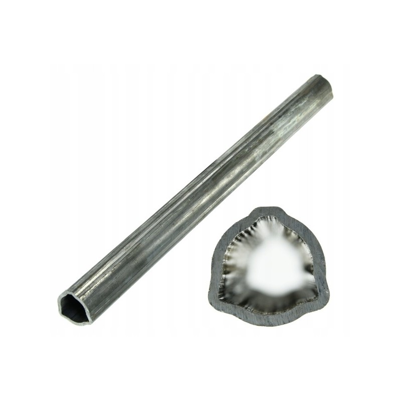 Triangular PTO pipe 36x3 4mm l 48 2cm internal external