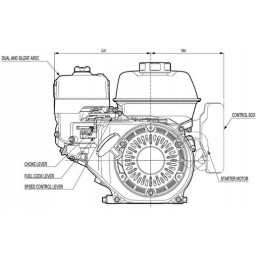 Honda gx160h2sx3oh internal combustion engine