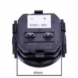Analog engine hour counter for tractor machines
