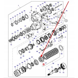 111060 PTO clutch friction disc