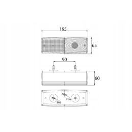 Fristom ft 007 ferguson trailer rear lamp