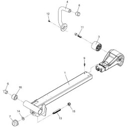 Wacker dpu bpu drawbar shock absorber screw 0201009