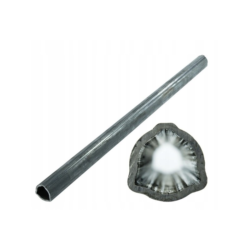 Triangular PTO pipe 36x3 4mm l 68 2cm internal external