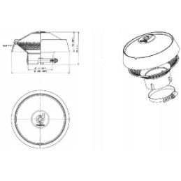 Filter cover 64 mm Donaldson H001378