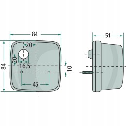 Hella 2sa003014051 rear combination lamp