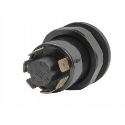 Round switch, yellow, 6-pin PTO