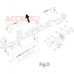 Asymmetrical drive gear zf 87x87x35mm re2319