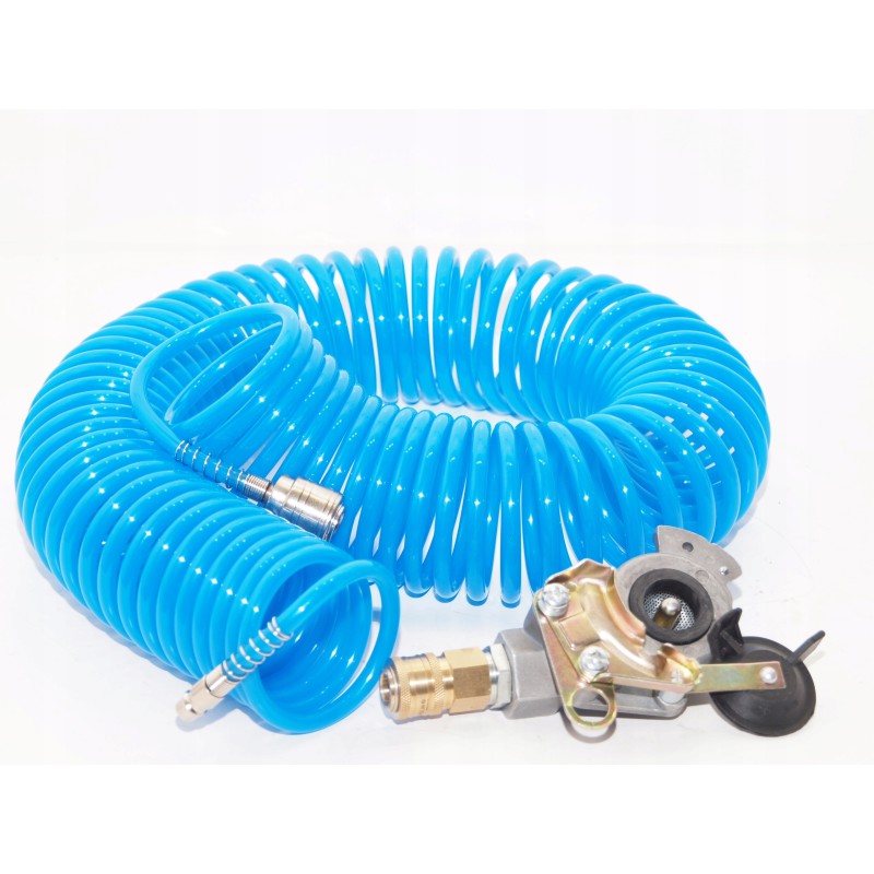 Emergency pneumatic connector with cable