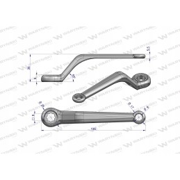 Handle for WKH and WKH3 R12 Warynski ball valves