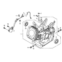 Honda gx340 gx390 shaft oil seal 91201 ze3 004