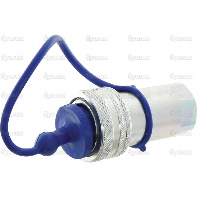 Blue PVC plug 3 8 female coupling 5 pcs