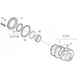 Hatz L series shaft cover seal 03550601