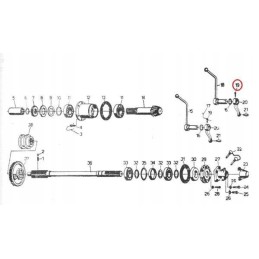 Fork fixing screw cl 8 8 c 330