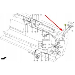 986538 0 metal hydraulic pipe