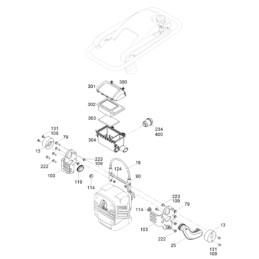 Wacker BS rammers filter shock absorber 5100032029