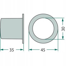 Conical nylon bush 64757712900f