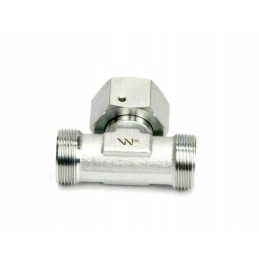 Symmetrical metric hydraulic tee bab m1