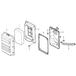 Honda gx160 sponge filter 80x135 17211 zb2 000