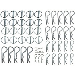 Set of cotter pins, cotter pins, 50 pcs