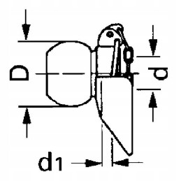 Lower lever ball with collar, cat. 3 3 oe37 3 64
