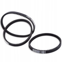 3 pcs replacement drive belt 22x1x1 9 cm