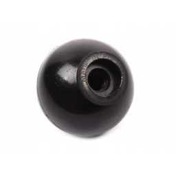 Screw-on knob with internal thread M8x40, black