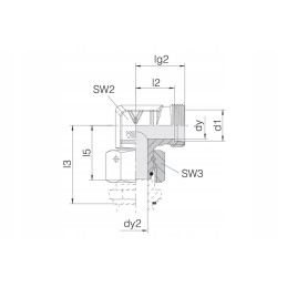 Ewsd6l adjustable angle connector