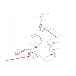 40007743 accelerator cable