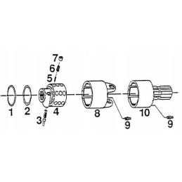 Clutch spring 180013032 comer