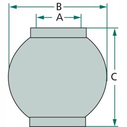 Top connector ball, category 2 3 20012061