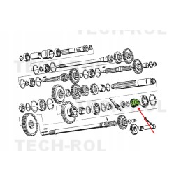 Driving wheel of the hour meter for c 330
